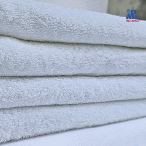 Bộ 4 khăn bông trắng khách sạn