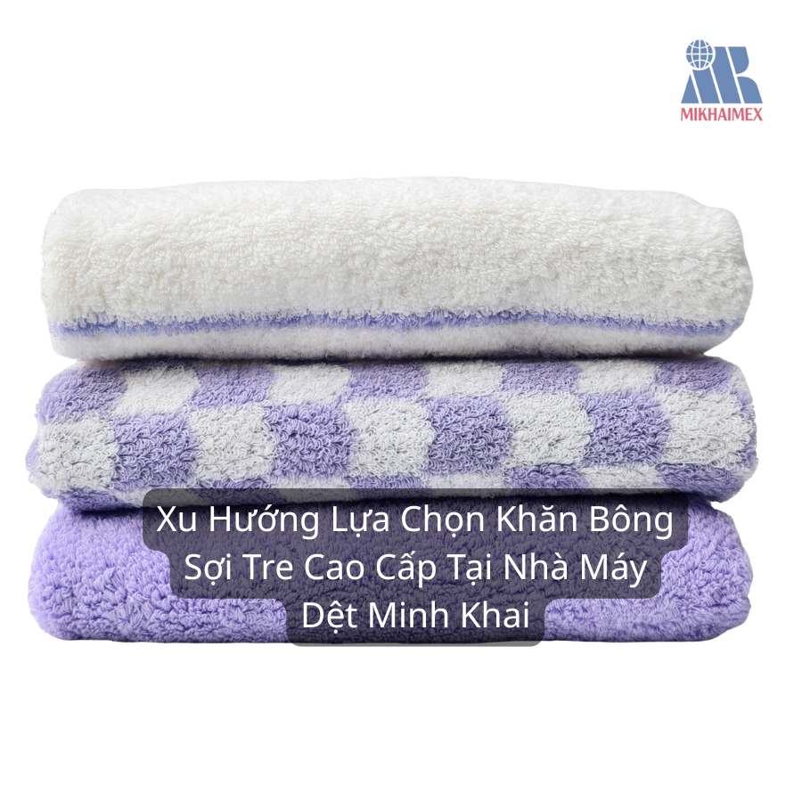 khăn bông sợi tre
